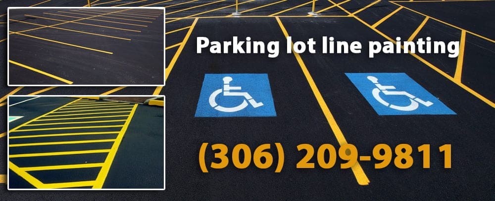 parking lot sweeping and line painting in Regina 2023